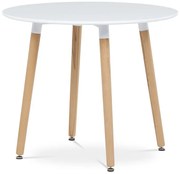 Étkezőasztal 90×90 cm, MDF, Fehér. DT-306 WT