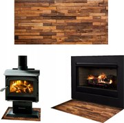 Kandalló Alatti Üveg Állvány Edzett Üveg Méret 52x45cm Parketta Grafika