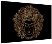 Arany Buddha képe (90x60 cm)