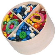 Fa-hulladék kreatív fából készült gyöngykészlet Viga