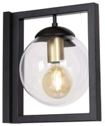 Klausen 101005 - Fali lámpa REY 1xE27/7W/230V fekete