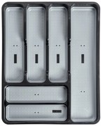 Basic fekete-szürke evőeszköz tartó - Addis