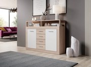 LUNA MIDI B KOMODA 2D4S SONOMA/WHITE