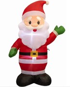 LED-es felfújható Mikulás 125 cm