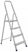 Alumet AM 704 Alumínium egyoldalas lépcsőfokok, 3plusz 1, 4 lépcsőfok, 81 cm