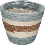 Dekorációs takaró kék zsinórból 20x12cm