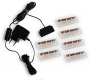 Rejtett LED világítás fürdőszoba és nappali bútorokhoz - 6 pontos