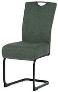 Étkezőszék zöld szövetkárpittal. DCL-E2008 GRN2