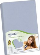 Bellatex Kamilka Jersey lepedő magas matrachoz szürke, 180 x 200 cm