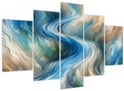 Kép - Absztrakt áramlat (150x105 cm)