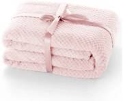 Henry púderrózsaszín mikroszálas takaró, 70 x 150 cm - DecoKing