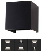 LED Kültéri fali lámpa LED/5W/230V 3000K IP65 fekete