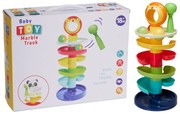 Baby Toy Marble Track Golyópálya – 5 Szintes Csúszda 3 Golyóval