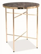 Ibiza C lerakóasztal 42cm Márvány - Arany