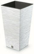 FURU SQUARE virágtartó 24 cm, fehér, 24 cm