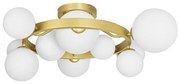 Brilagi - LED Felületre szerelhető csillár MILLA 10xG9/3W/230V arany/fehér
