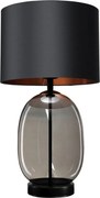 Kaspa SALVADOR BLACK 41126102 Asztali lámpa 1x25W/E27 IP20