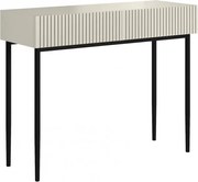 Nicole fésülködőasztal 100 cm fiókokkal - kasmír / fekete lábak