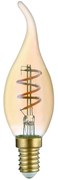 Avide LED Soft Filament Candle Flame gyertyaláng fényforrás, 3W E14 360° 2700K, 180 lm