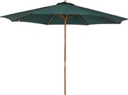Outsunny 300x250 cm-es Napernyő Fa Tölggyel és 8 Bordás Kötélrendszerrel | Aosom