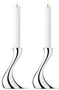 Gyertyatartó Cobra kicsi, 2 db - Georg Jensen