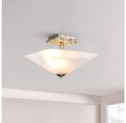 Flambeau STAR-F-S-DS - STAR mennyezeti lámpatest 2xE27/40W/230V aranyszínű