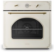 Klarstein Victoria, beépített sütő, retró dizájn, 9 funkció, 50 – 250 °C, elefántcsont