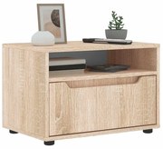 VISNES sonoma tölgy szerelt fa TV-szekrény 45x40x50 cm