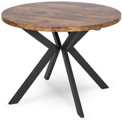 Bővíthető Étkezőasztal Rusztikus Tölgy Színben. LUKAS 100-250 cm