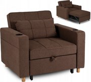 Dönthető fotel barna, SOLOR