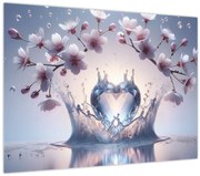 Kép - Gyémánt szív (70x50 cm)