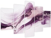 Kép - Lila folyadék művészet (150x105 cm)