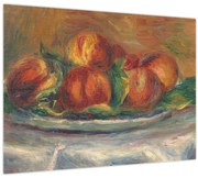 Kép - Auguste Renoir, Peaches on a  Plate, reprodukciók (70x50 cm)