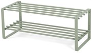 Szürkészöld fém cipőtartó 70x29x27 cm Rex – Spinder Design
