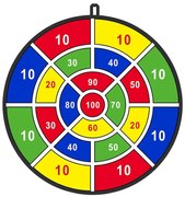 Játék darts tábla öntapadós labdákkal