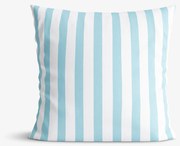 Goldea pamut párnahuzat - kék csíkos 45 x 45 cm