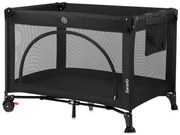 Lionelo - Utazóágy LAURA fekete karbon