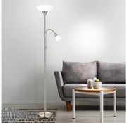 EGLO 82842 - Állólámpa UP 2 1xE27/60W + 1xE14/25W króm