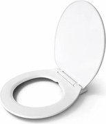 SOFTY WC ülőke, lágy záródású, fehér, műanyag, lecsapódásgátlós