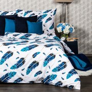 4Home Feathers pamut ágyneműhuzat, 140 x 200 cm, 70 x 90 cm