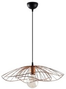 Rézszínű függőlámpa ø 50 cm Farac – Opviq lights