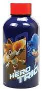 Sonic a sündisznó Hero Trio alumínium kulacs csavaros kupakkal 500 ml