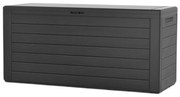 Prosperplast WOODEBOX tárolódoboz, 280l, 120x46x57cm, antracit
