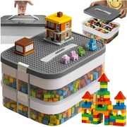 2 szintes doboz építőkockákra - játékrendszerező - Kruzzel