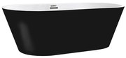 Noa szabadon álló fürdőkád 170x75x56 cm fekete