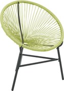 vidaXL zöld polyrattan kerti Acapulco szék