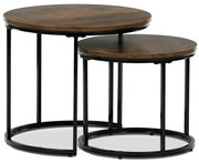 Dohányzóasztal 53×53×46 cm, MDF, Old Wood. CT-G1145 OLW