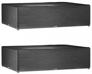 2 db téglalap alakú kerti bútorhuzat 16 fűzőlyukkal 300x200x75