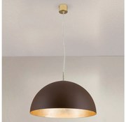 Orion HL 6-1623/1 - Csillár zsinóron ELIANO 1xE27/60W/230V átm. 50 cm barna/arany