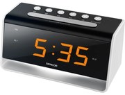 Sencor SDC 4400 W LED-es ébresztőóra, fekete